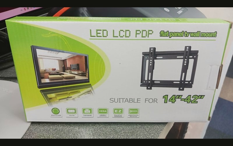 Flat Panel TV Wall Mount Bracket 14-42 Inch VESA 75x75 to 200x200, image 1