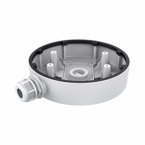 Hikvision DS-1280ZJ-DM55 Junction Box for Dome Cameras, Indoor & Outdoor Use, Load Capacity 2kg, White, image 1