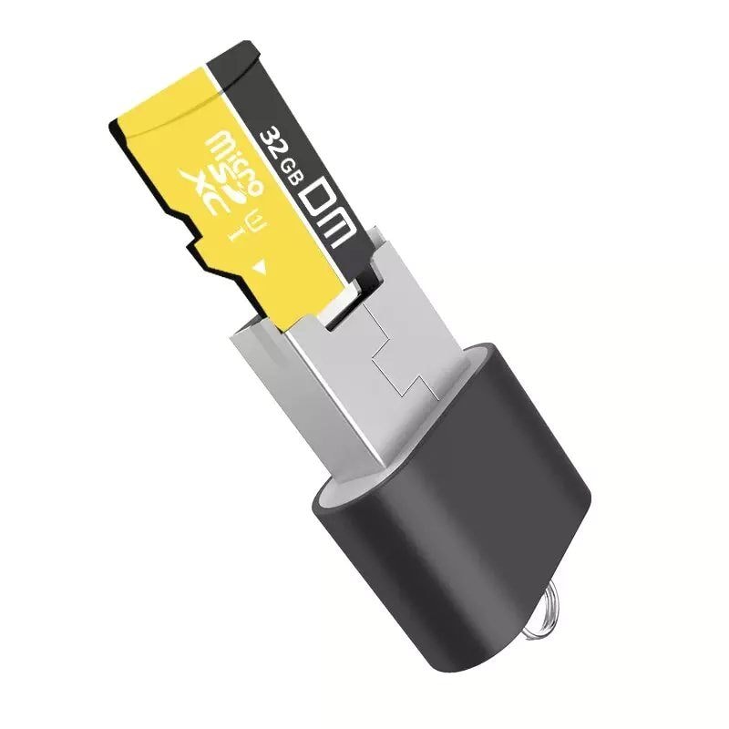 USB 2.0 Micro SD Card Reader TF SDXC Adapter With 32GB MicroSD Card, image 1