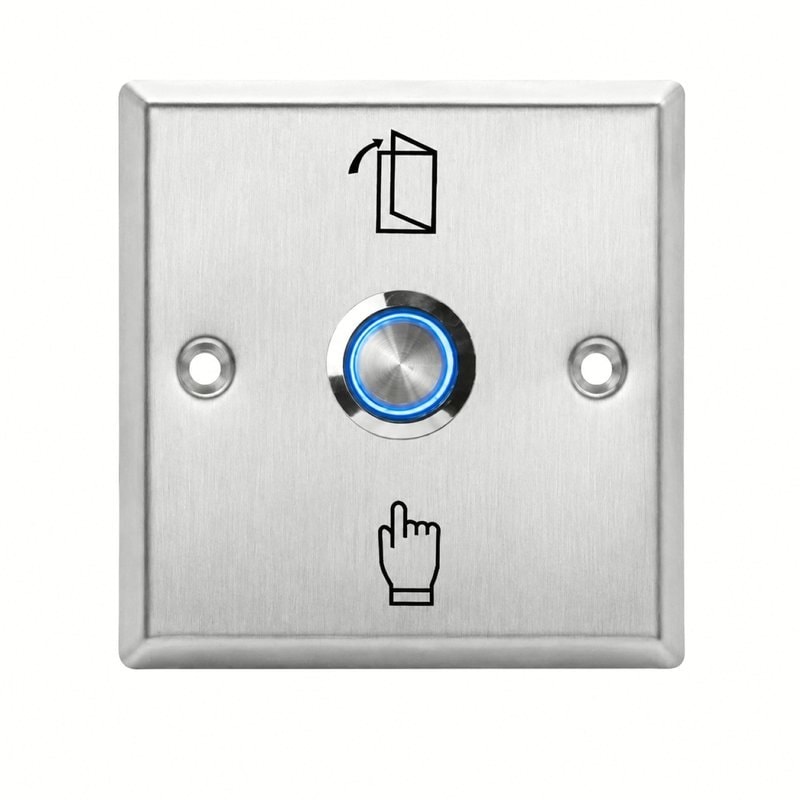 ACM-K6B Stainless Steel metal Exit Push Button Access Control System, image 1
