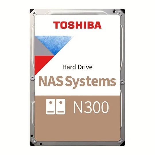Toshiba N300 18TB NAS Hard Drive 3.5" SATA 7200RPM, image 1
