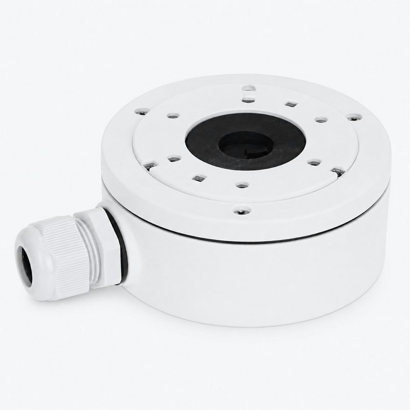 Deep Base Junction Box for Hikvision DS-2CD20 Series Bullet Cameras White, image 1