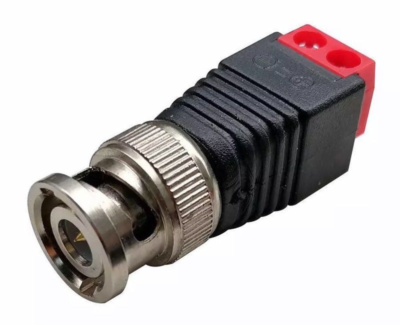 CAT5e to BNC Male Power Plug Balun Connector Adapter for CCTV Cameras, image 1
