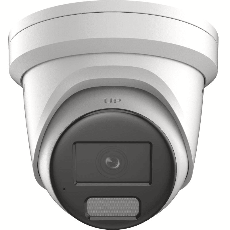 4 MP Smart Hybrid Light with ColorVu Fixed Turret Network Camera, image 1
