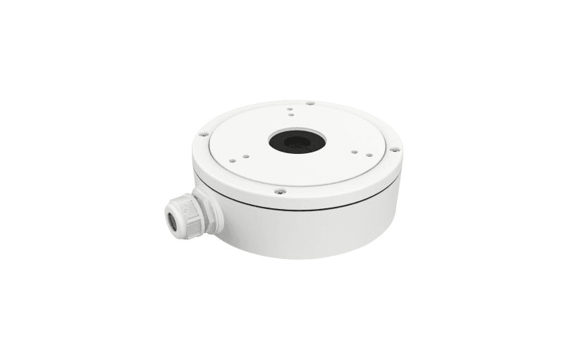Hikvision DS-1280ZJ-M Junction Box for Dome Cameras, Indoor & Outdoor Use, Load Capacity 4.5kg, White, image 1