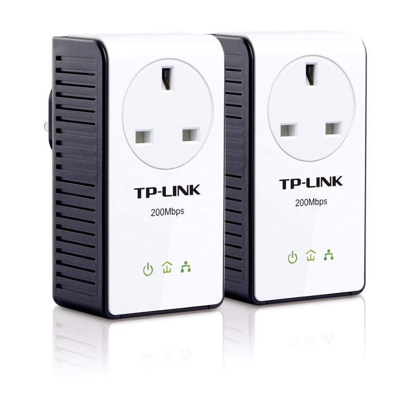 TP-Link TL-PA251 AV200+ Powerline Adapter Kit AC Pass Through, image 1