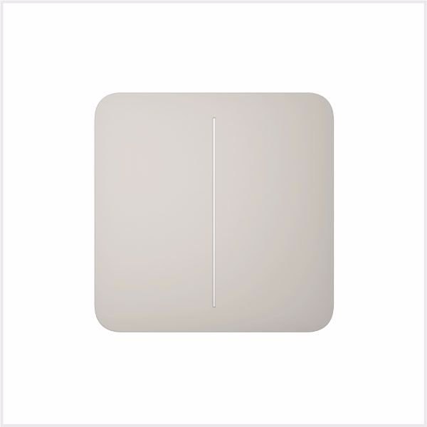 Ajax Oyster 46020.144.DY Wireless Wall Switch Double Button Light Control, image 1