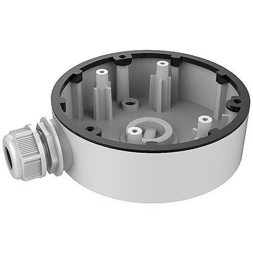 Hikvision DS-1280ZJ-DM46 Junction Box for Dome Cameras, Indoor & Outdoor Use, Load Capacity 4.5kg, White, image 1