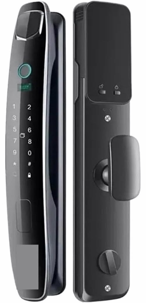 Smart Face Recognition Door Lock 3D Biometric Fingerprint Keypad, image 1