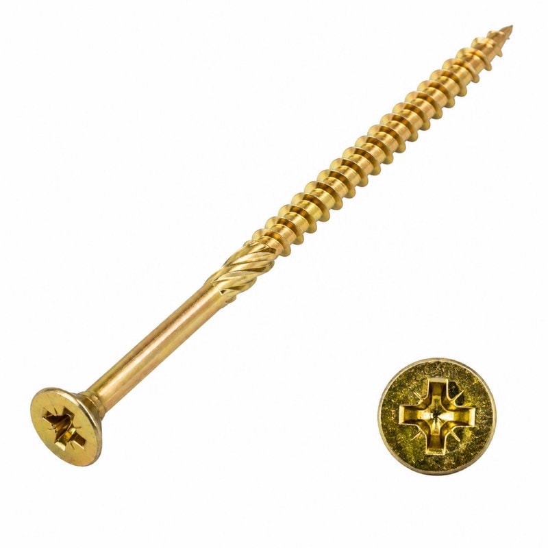 Timbermate Wood Screws 10G x 4 Inch 5.0x100mm Countersunk Fixing, image 1