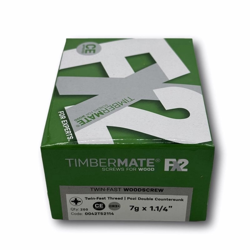 Timbermate Multi Purpose Wood Screws 5.0x25mm Countersunk, image 1