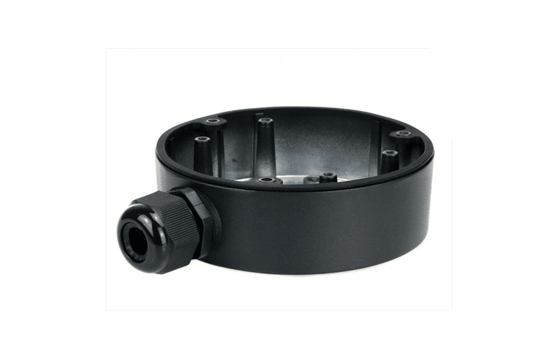 Hikvision DS-1280ZJ-DM21(BLACK) Outdoor Junction Box Mount Bracket for Dome IP Cameras, Black, image 1