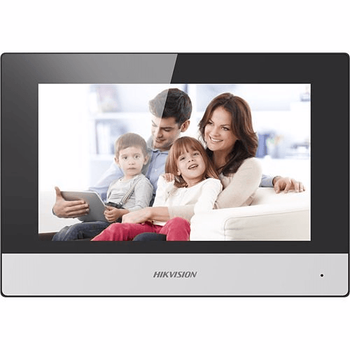 Hikvision DS-KH6320-WTE1 7" IP Video Intercom Indoor Monitor, image 1
