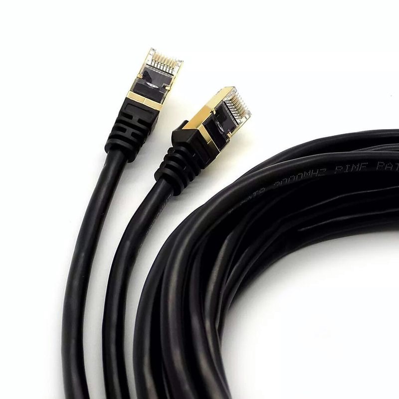 CAT6/CAT5e RJ45 Ethernet Cable - Fast Speed LAN Lead for Router, PC, PS4, CCTV, image 1