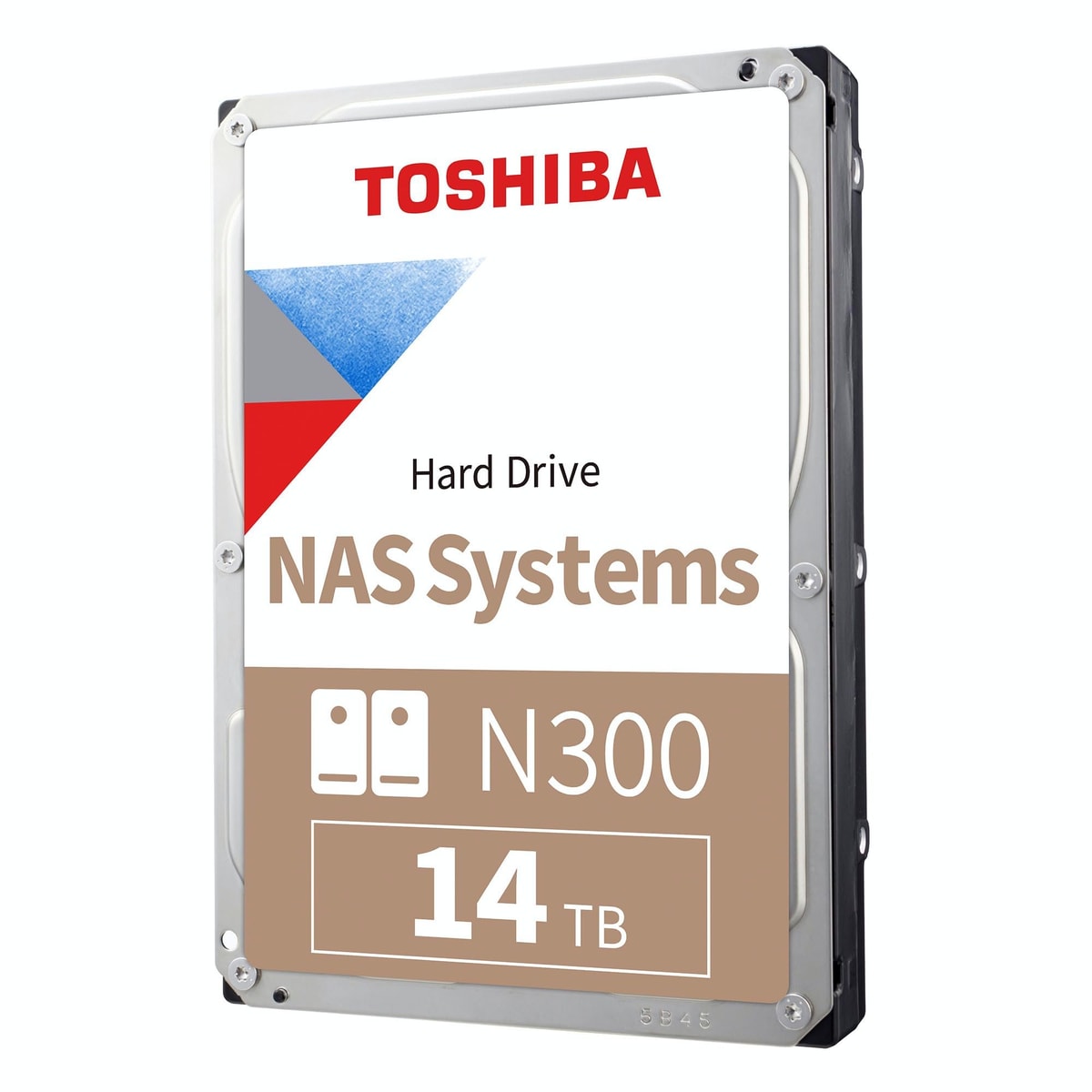 Toshiba N300 14TB NAS Hard Drive 3.5" SATA 7200RPM, image 1
