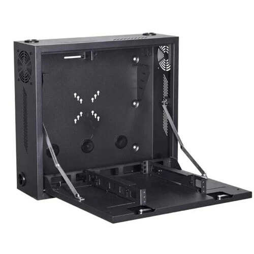Lock Box Wall Mount Enclosure 27×21×5cm Black, image 1