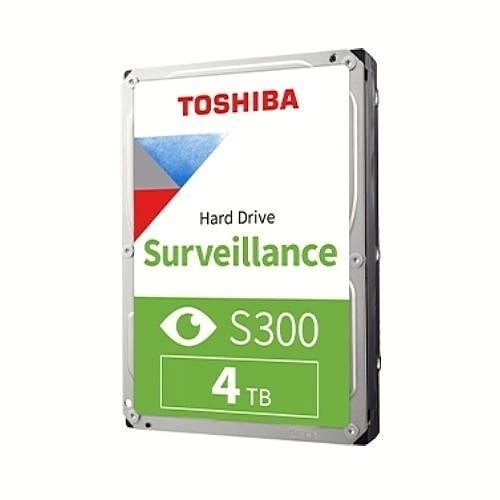 Toshiba S300 4TB Surveillance Hard Drive 3.5" SATA 5400RPM, image 1