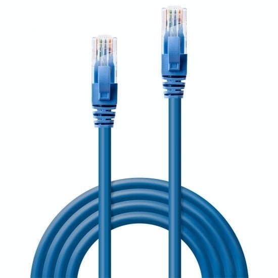 20m Cat6 RJ45 U/UTP Ethernet Network Cable (Blue), image 1
