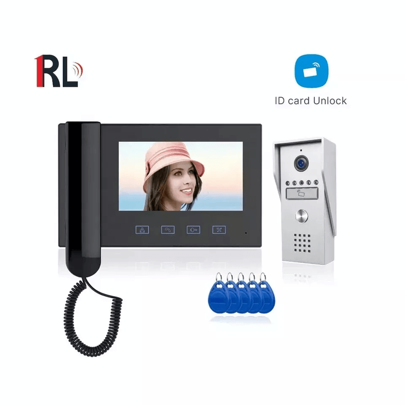 HOMSECUR 7” LCD Waterproof Video Door Phone - Doorbell Camera with Night Vision, image 1