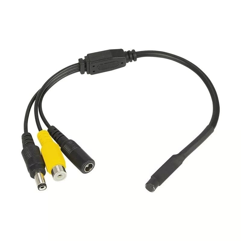 CCTV High-Gain Microphone - Indoor/Outdoor Audio Module with RCA & 2.1mm Jack, image 1