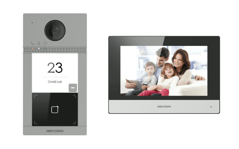 Hikvision DS-KIS604-P(C) IP Video Intercom Kit Villa Door Entry, image 1