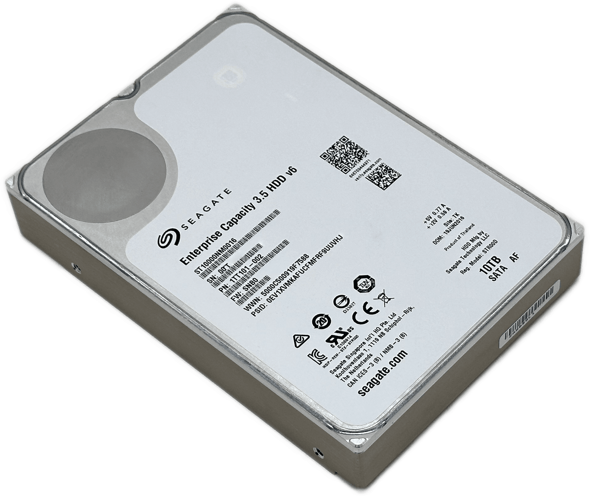 10TB Seagate Enterprise Capacity Helium V.6 HDD 3.5" SATA Hard Drives – Free Installation with Any CCTV Kit or Package -Ideal for 24/7 continuous recording, image 1