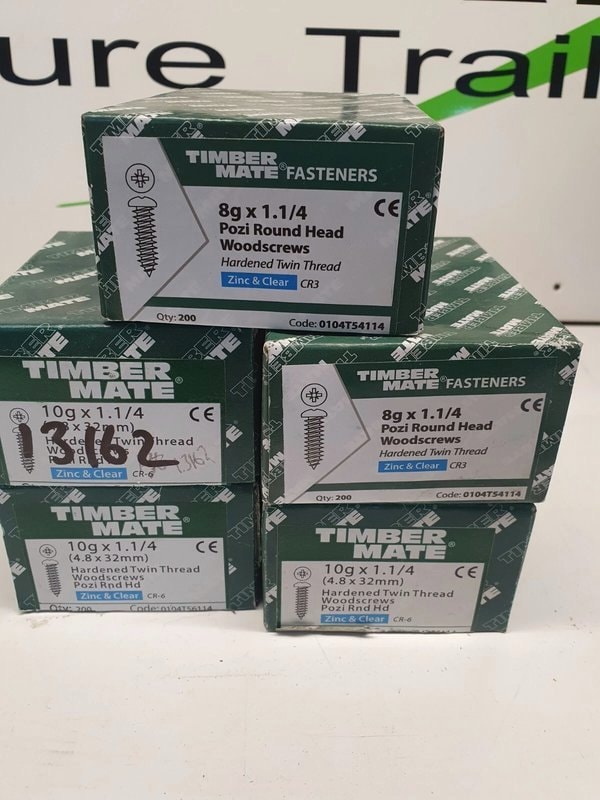 Timbermate Wood Screws 10G x 1 1/4 Inch Countersunk Fixing Screws, image 1