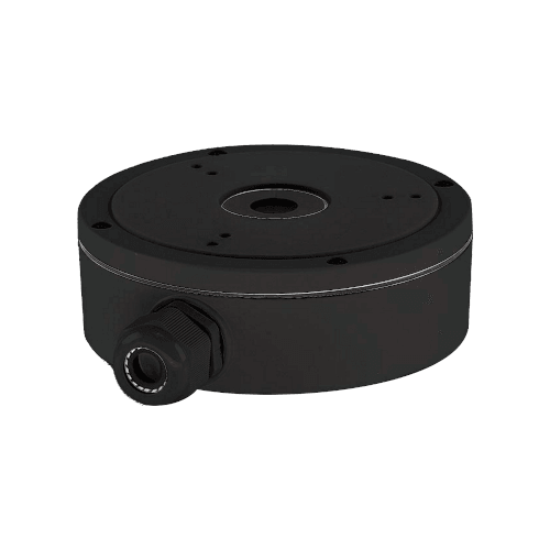 Hikvision DS-1280ZJ-M Junction Box for Dome Cameras, Indoor & Outdoor Use, Load Capacity 4.5kg, Black, image 1