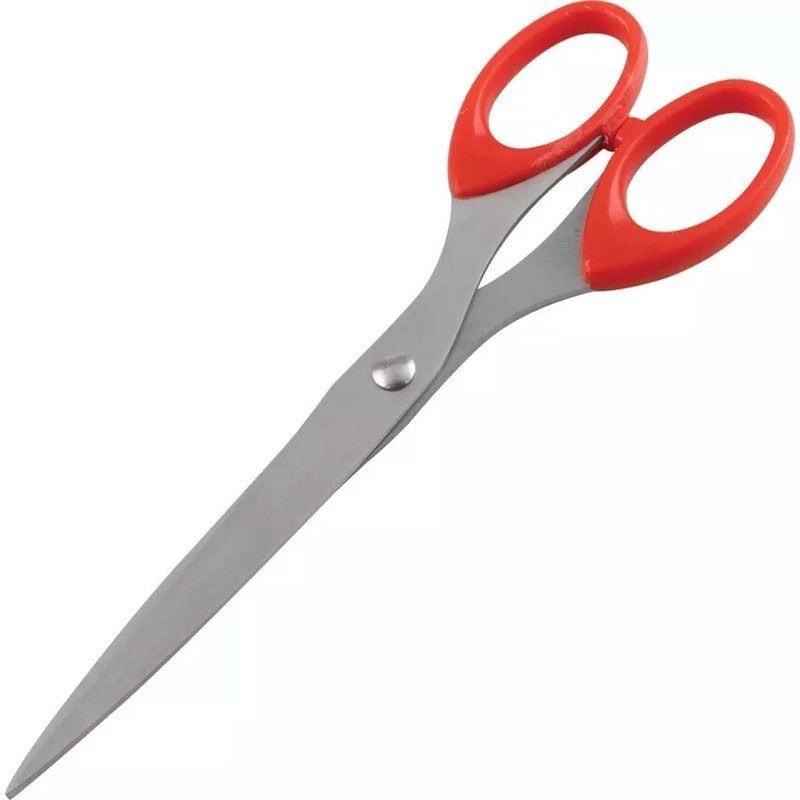 Kennedy 7" PLASTIC HANDLE PAPER SCISSORS, image 1