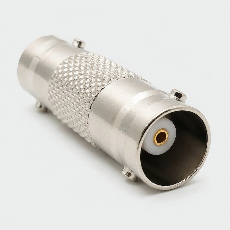 BNC Female to Female Coupler Connector CCTV Coaxial Cable Joiner, image 1