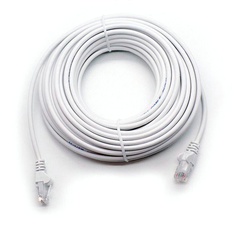 Cat6 Ethernet Cable - 1m High-Speed RJ45 Network Patch Lead (White), image 1