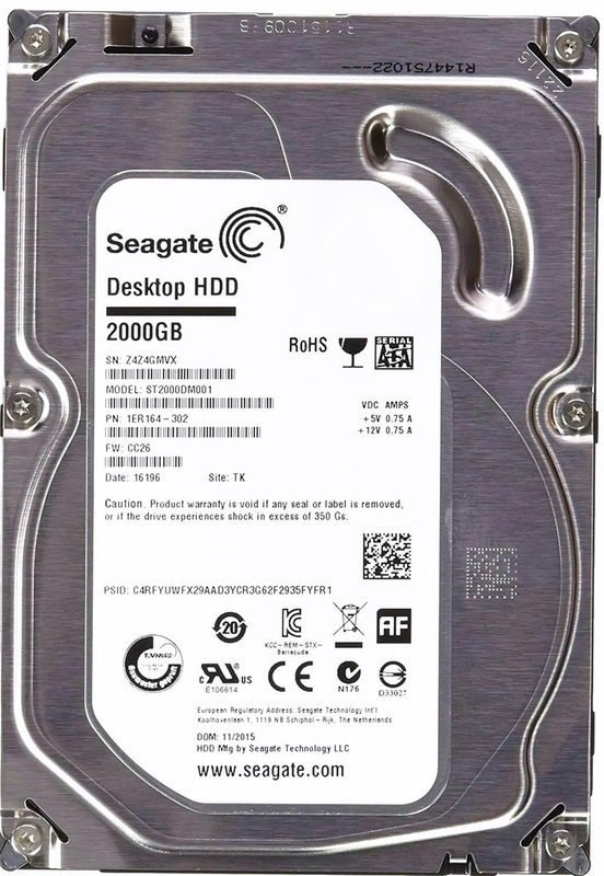 2TB - HDD 3.5" SATA Hard Drives – Free Installation with Any CCTV Kit or Package -Ideal for 24/7 continuous recording, image 1